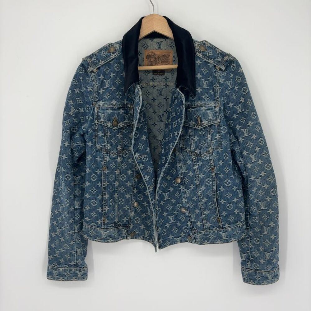 Louis Vuitton Blue Denim Jacket